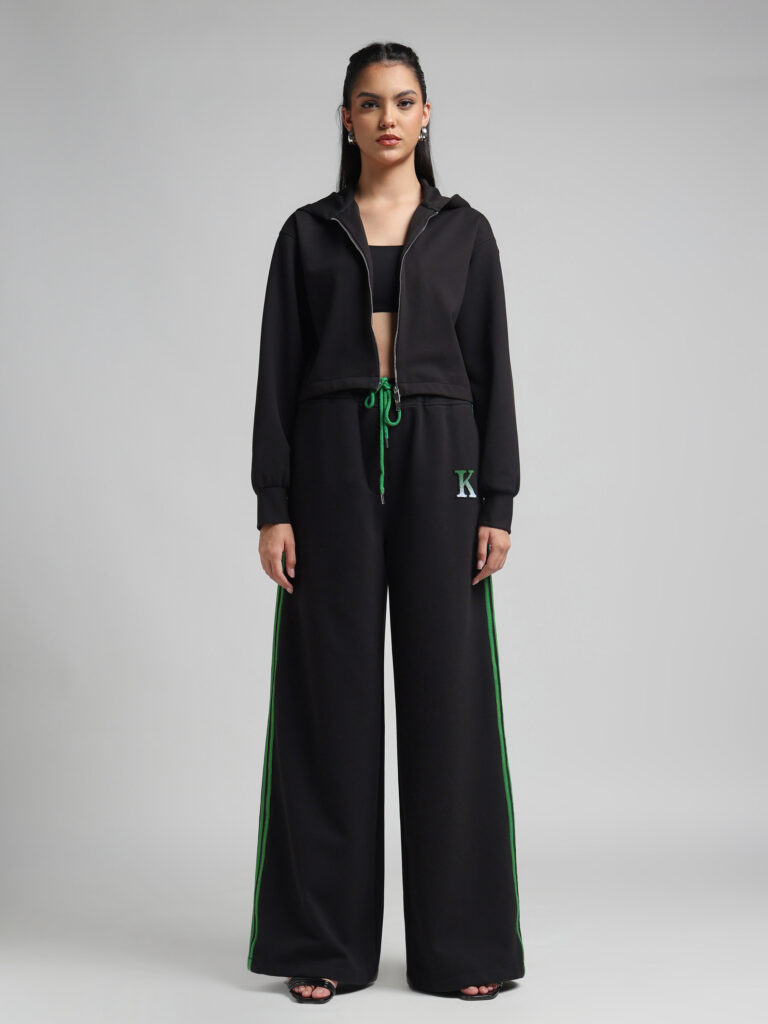 Cropped Jacket With 2 Way Zip